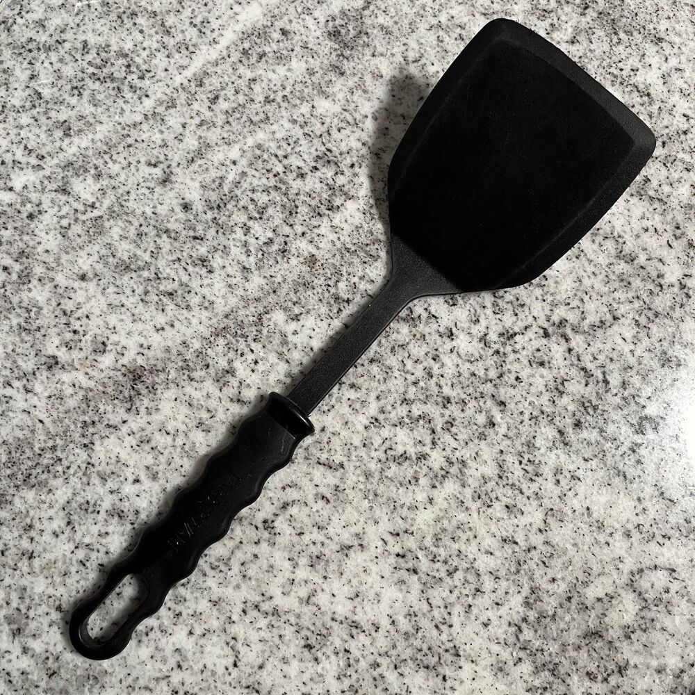 Farberware 12” Black Nylon Wide Turner Spatula Kitchen Cooking Utensil